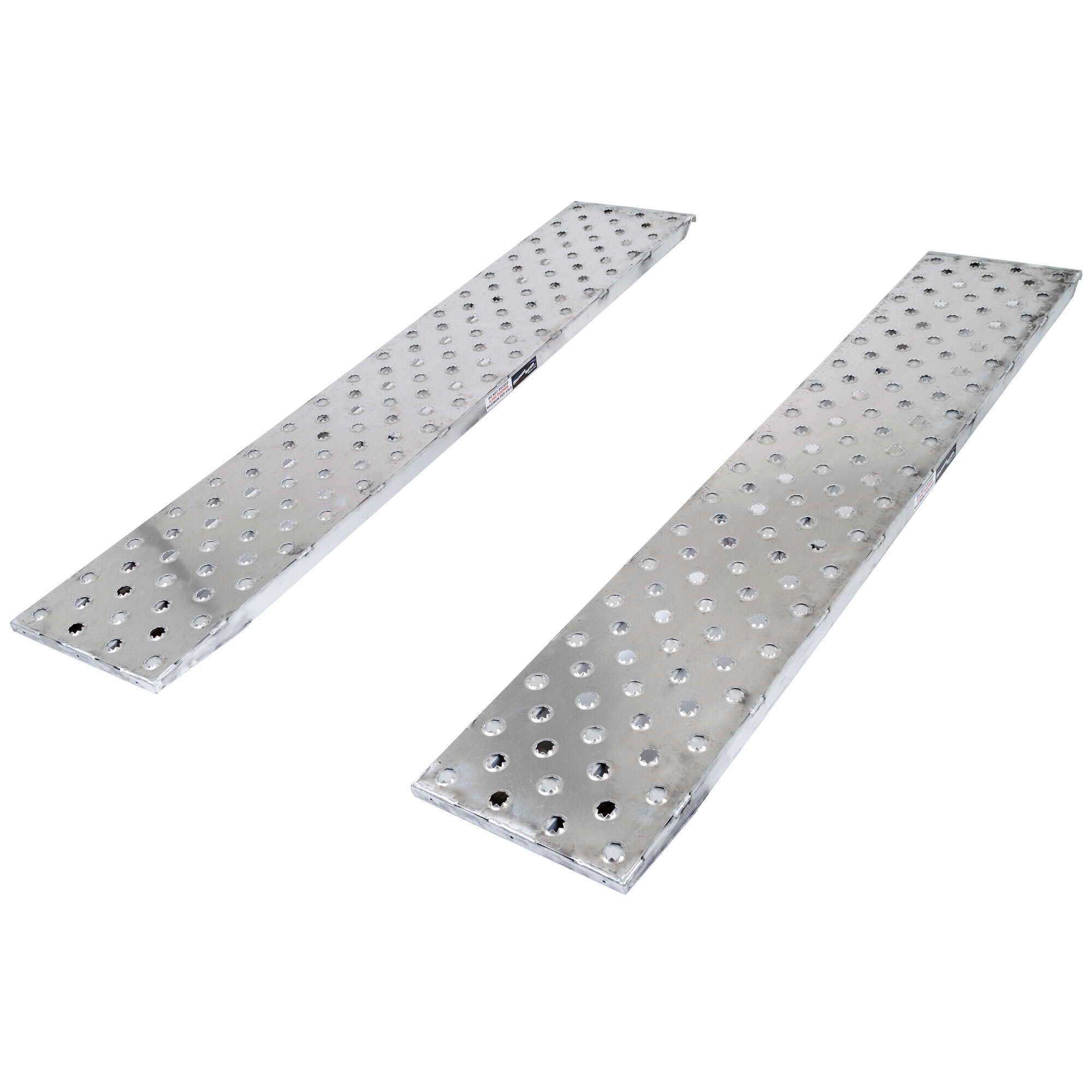Heavy Duty Ramps 8ft. x 18in. EZ Traction Car Trailer Ramp, Aluminum, 5000lb. Capacity, Model# 05-18-096-04-SP